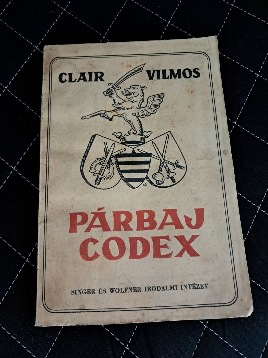 Párbaj Codex – Clair Vilmos (borító)