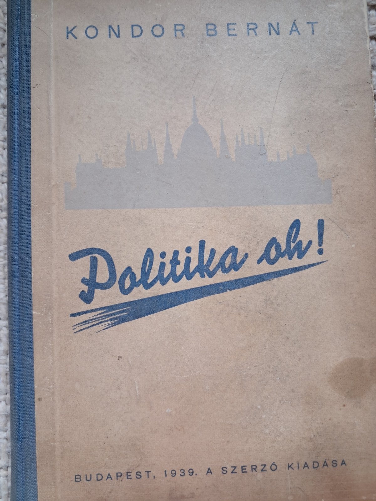 Politika oh! – Kondor Bernát (borító)
