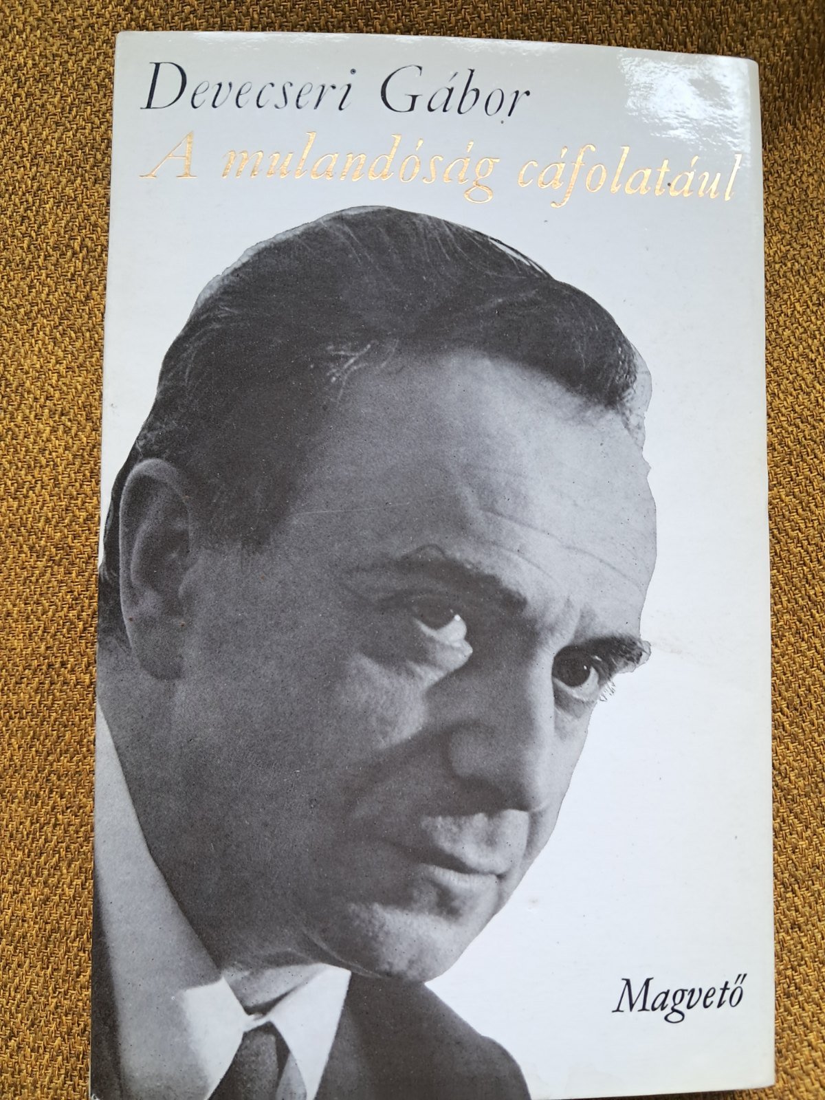 A mulandóság cáfolatául – Devecseri Gábor (borító)