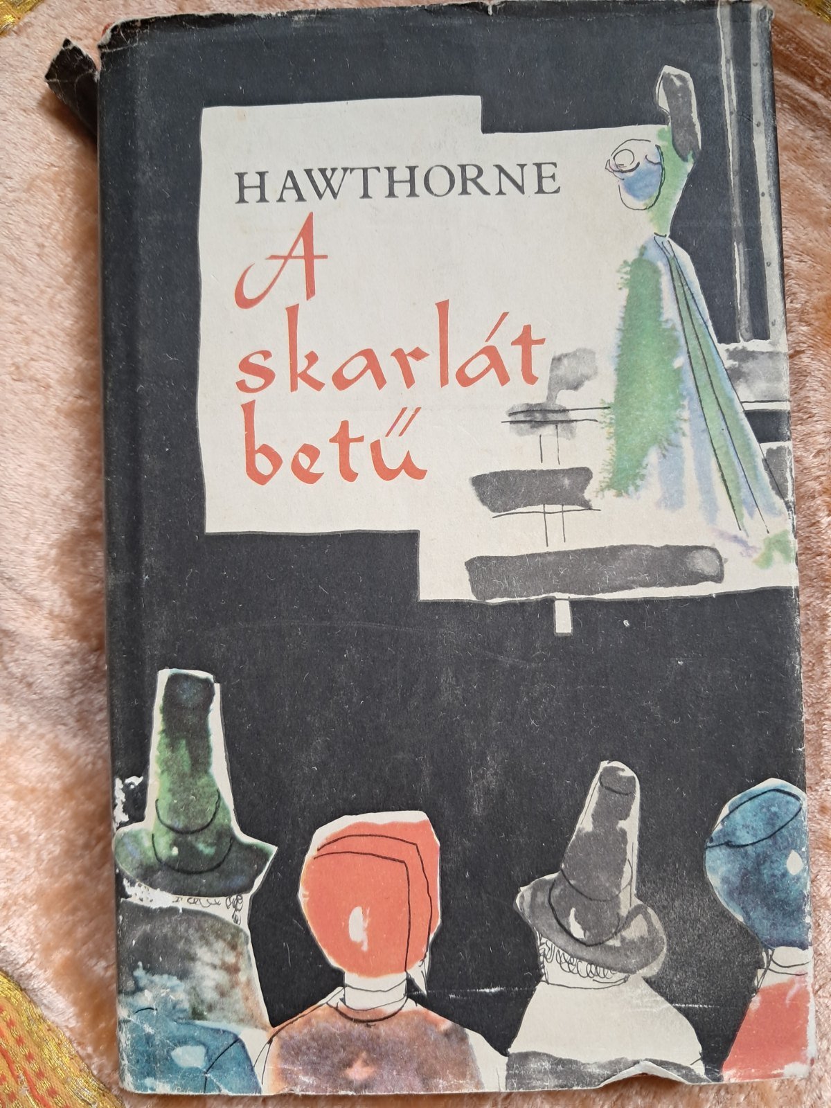 A skarlát betű – Hawthorne (borító)