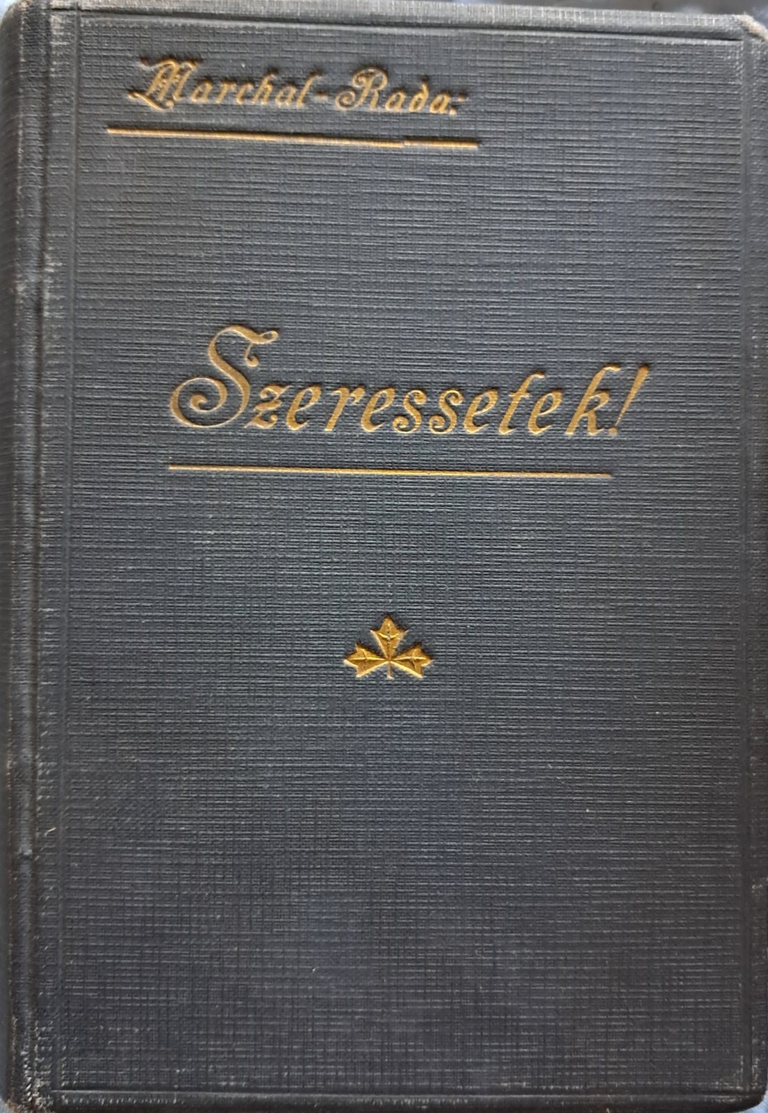 Szeressetek! – Marchal Viktor (borító)